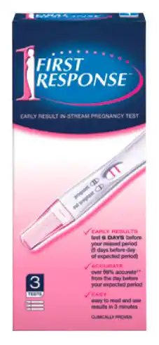 ePharmacy First response instream pregnancy test 3 tests offer