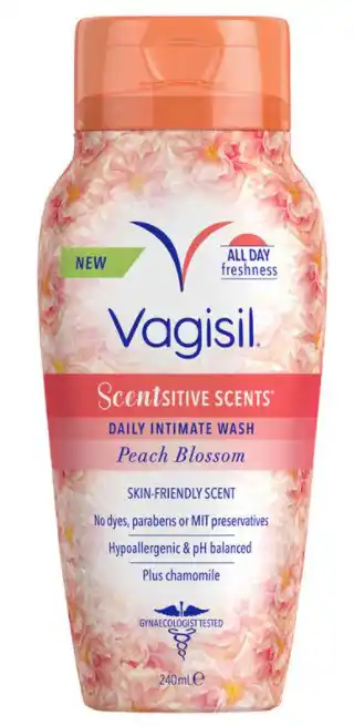 Vagisil intimate wash peach blossom 240ml