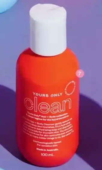 Priceline Yours Only CLEAN Hair + Body Cleanser offer