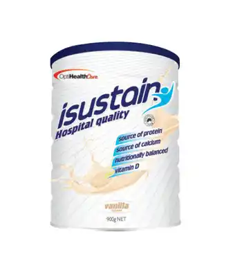 Isustain hospital quality vanilla 900g