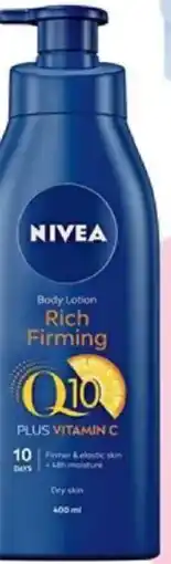 Priceline NIVEA Body Lotion Rich Firming offer