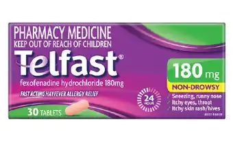 ePharmacy Telfast 180mg 30 tablets offer