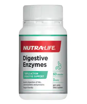 ePharmacy Nutra-life digestive enzymes 60 capsules offer