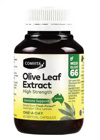 ePharmacy Comvita olive leaf extract high strength 60 capsules offer
