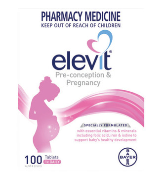 Elevit pre-conception & pregnancy multivitamin 100 tablets