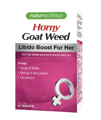 Naturopathica horny goat weed for her 50 tablets