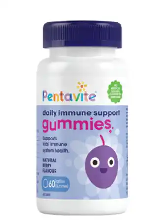 Pentavite daily immune support 60 gummies