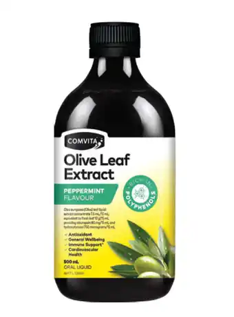 ePharmacy Comvita olive leaf extract 500ml - peppermint offer