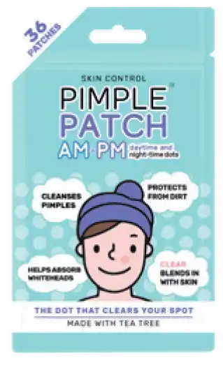 Skin control pimple patches am & pm daytime and night time dots 36 patches