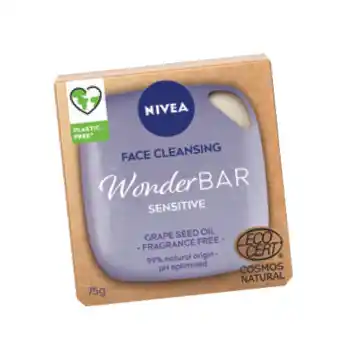 Nivea face cleansing wonderbar sensitive 75g