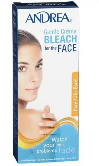 Andrea gentle cream bleach for the face 42g + 28g