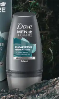 ePharmacy Dove for men antiperspirant deodorant eucalyptus roll on 50ml offer