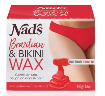Nad's brazilian and bikini wax 140g