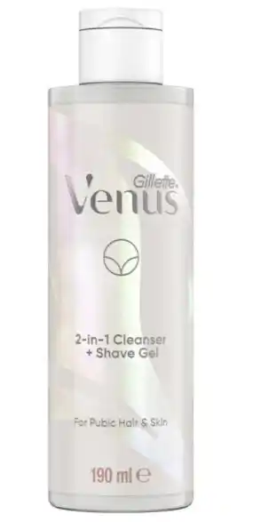 ePharmacy Gillette venus 2 in 1 cleanser & shave gel 190ml offer