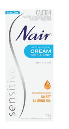Nair hair removing cream sensitive skin 75g