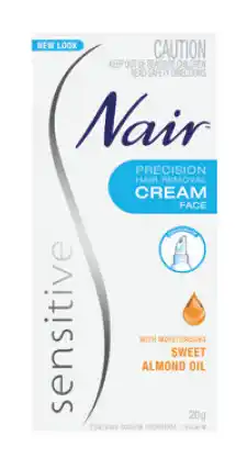 ePharmacy Nair precision facial hair remover cream sensitive 20g offer