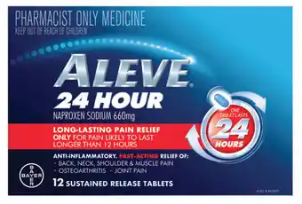 ePharmacy Aleve 24 hour 12 tablets offer