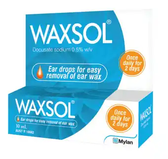 ePharmacy Waxsol ear drops 0.5% 10ml offer