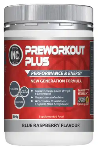 ePharmacy Inc preworkout plus 300g offer