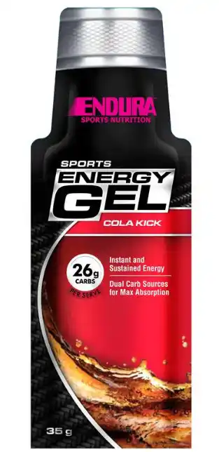 Endura sports energy gel cola kick 35g