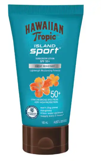 ePharmacy Hawaiian tropic island sport spf 50+ lotion 180ml offer