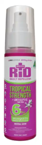 ePharmacy Rid medicated insect repellant tropical 100ml pump spray offer