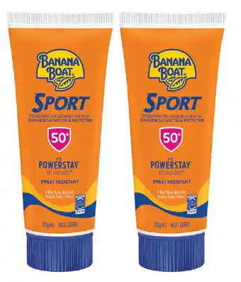 ePharmacy Banana boat spf 50+ sport 200g tube offer