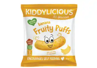 Kiddylicious banana fruity puffs 10g