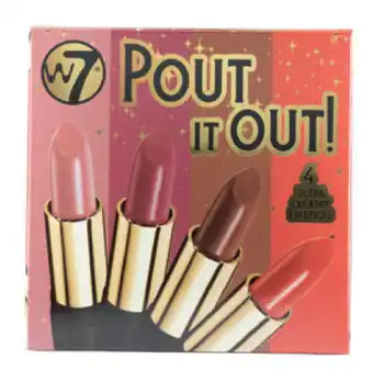 ePharmacy W7 pout it out gift set offer