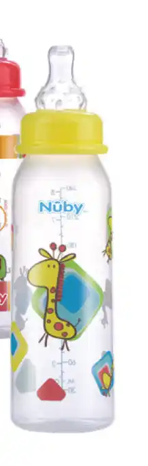 ePharmacy Nuby printed feeding bottle 240ml - yellow offer