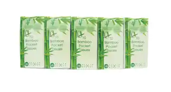 Health & beauty bamboo pocket tissues 10 pack