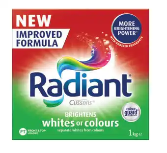 ePharmacy Radiant laundry detergent 1kg offer
