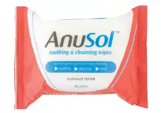 Anusol soothing & cleansing wipes 30 pack