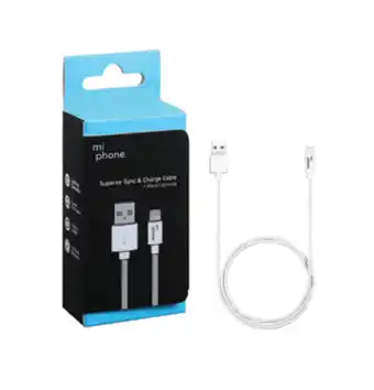 Miphone braided lightning cable 1 metre