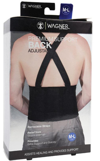 ePharmacy Wagner body science premium support back with lifting belt medium/ large offer