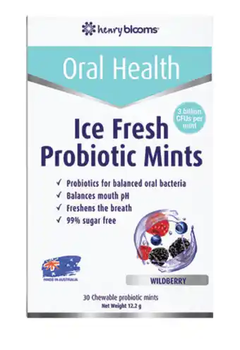 ePharmacy Blooms ice fresh probiotic mints 30 pack berry offer