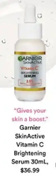 Priceline Garnier SkinActive Vitamin C Brightening Serum offer