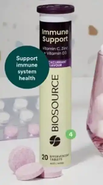 Priceline BIOSOURCE Immune Support Blackcurrant Flavour offer