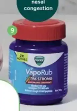 Priceline Vicks VapoRub Xtra Strong Vaporizing Ointment offer