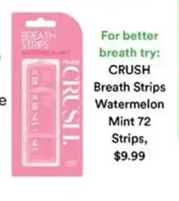 Priceline Crush Breath Strips Watermelon Mint offer