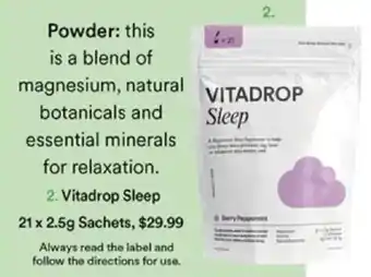 Priceline Vitadrop Sleep offer