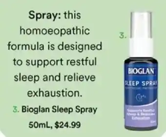 Priceline Bioglan Sleep Spray offer