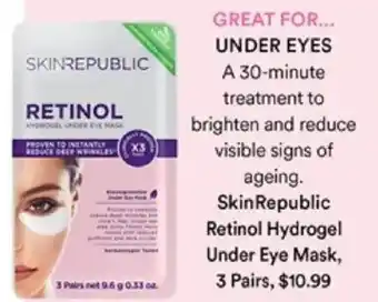 Priceline Skin Republic Retinol Hydrogel Under Eye Mask offer