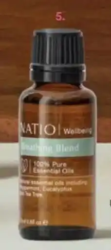 Priceline Natio Wellbeing Breathing Blend 100% Pure Essential Oils offer