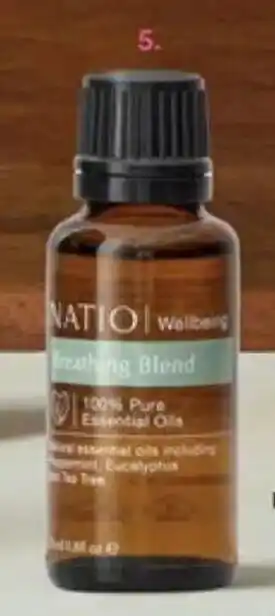 Priceline Natio Wellbeing Breathing Blend 100% Pure Essential Oils offer