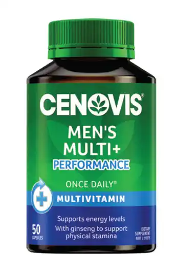 Chemist Warehouse Cenovis once daily men’s multi + performance 50 capsules offer