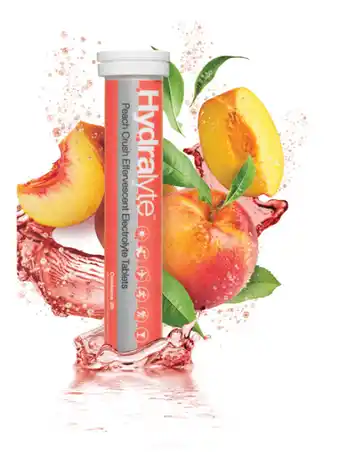 Chemist Warehouse Hydralyte electrolyte effervescent peach crush 20 tablets offer
