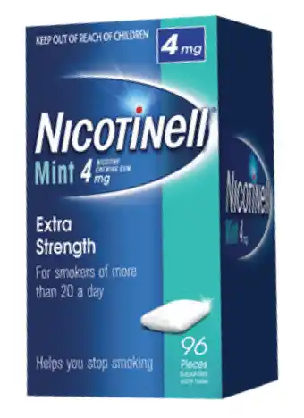 Chemist Warehouse Nicotinell lozenges mint 4mg 144 exclusive size offer
