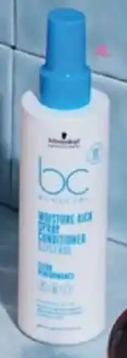 Priceline Schwarzkopf Professional bc Bonacure Moisture Kick Spray Conditioner offer