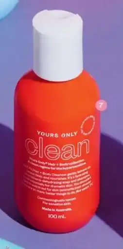 Priceline Only CLEAN Hair + Body Cleanser offer